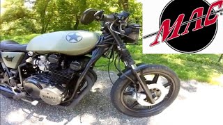 1979 Yamaha xs750 Sound check MAC 3 into 1 exhaust [upl. by Tova504]