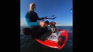 Cooking and enjoying a cigar on the hydrofoil board [upl. by Foss]