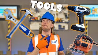 ALL About TOOLS  Working with Tools for Kids to Build [upl. by Hendrik26]