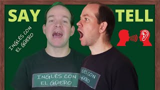 Verbos en inglés SAY vs TELL [upl. by Aiela]