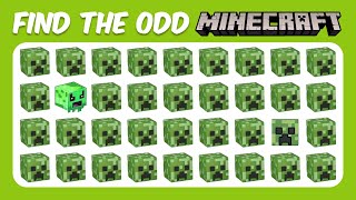 Find the ODD One Out  Minecraft Edition  Emoji Quiz [upl. by Aihseym]