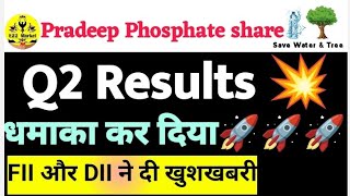 Paradeep phosphate share latest news paradeep paradeep phosphate Q2 Result 2024subscribe [upl. by Aicilana]