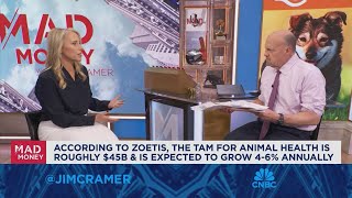 Zoetis CEO Kristin Peck sits down with Jim Cramer [upl. by Proud]