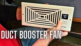 Duct Booster Fan  TURBRO Register Booster Fan [upl. by Kurman]