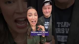 AOC and Doug Emhoff VOTE  Alexandria OcasioCortez [upl. by Donetta]