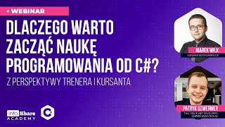 LIVE Dlaczego warto zacząć naukę programowania od C [upl. by Ticknor]