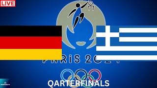 2024 PARIS OLYMPICS GERMANY vs GREECE MENS BASKETBALL QUARTERFINALS LIVE GAME CAST amp CHAT [upl. by Legnaesoj]