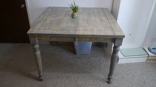 Wood Table Restoration [upl. by Otrevlig]