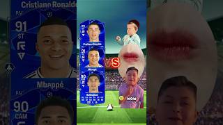 Real Madrid FIFA 25 RONALDO TEAM 🆚 BEATBOX TEAM 🎶⚽️Ronaldo Mbappe BeatBox Hasbulla🥊🥶🥵 [upl. by Ellehcear15]