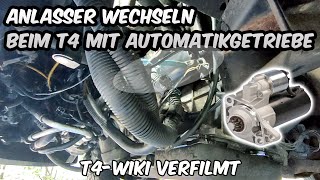 Anlasser beim T4 mit Automatikgetriebe wechslen  T4WIKI Verfilmt [upl. by Acinna]