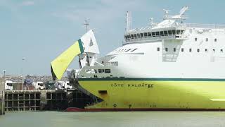 Car Ferry Arrival and departure at Newhaven Port [upl. by Baten307]