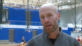 Ryan Abbott full interview at Carroll Chargers basketball practice on 121223 [upl. by Doss126]