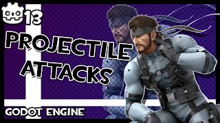 Projectile Attacks  The Ultimate Godot 40 Platform Fighter Tutorial  Part 13 [upl. by Amme]