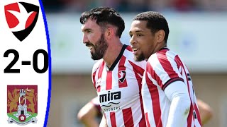 Cheltenham vs Northampton Town 20 Ryan Bowman Goal  All Goals and Highlights [upl. by Audun15]