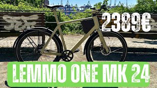 Lemmo One MK 24 das beste Urban EBike mit Riemenantrieb unter 2400€ [upl. by Eimrots]