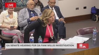 Ashleigh Merchant concludes testimony  Georgia Senate hearing on Fani Willis [upl. by Niletak]