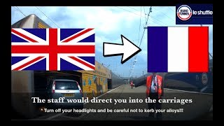 EUROTUNNEL UK TO FRANCE BY CAR  FOLKESTONE TO CALAIS STEP BY STEP [upl. by Lebezej945]