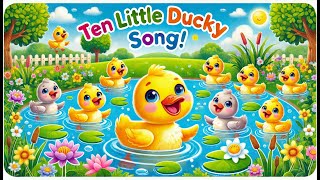 Count with Ten Little Duckies 🦆✨ Count amp Sing Along for Learning Fun [upl. by Einhpad]