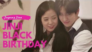 JINJI GOT7 Jinyoung amp BLACKPINK Jisoo  Happy Birthday  Black Birthday [upl. by Nolrac116]