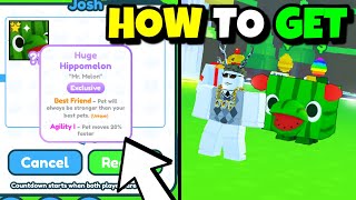 🍉HOW To Get HUGE HIPPOMELON In Pet Simulator X [upl. by Taddeo]