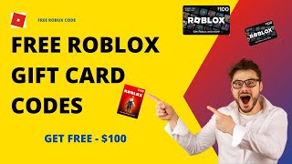 Get Free 10000 Roblox Gift Card Codes 2024  How to Get Free Roblox Gift Card Codes [upl. by Ellenor179]