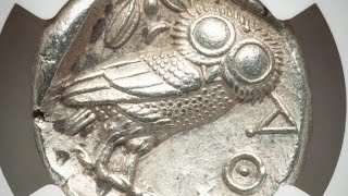 Ancient Greek Coins The Athens Owl Tetradrachm [upl. by Demona593]