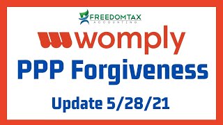 Womply PPP Loan Forgiveness  Update 52821 [upl. by Shiverick569]