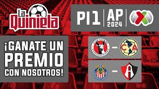 La Quiniela de la Liga MX  PlayIn del APERTURA 2024 [upl. by Atlanta989]