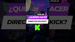 ¿Quieres hacer directos en Kick kick kicknews twitch creadordecontenido tips monetizar [upl. by Anahsirk]