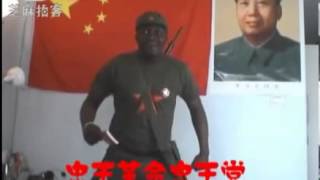 blackman singing chinese red songs [upl. by Ponce700]