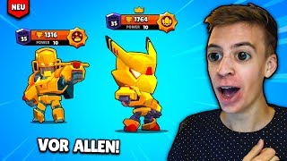 ICH SPIELE MIT GOLD MECHA CROW amp BO VOR ALLEN ANDEREN 😈😱 50000 STARPUNKTE ★ Brawl Stars deutsch [upl. by Ringsmuth]