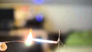 Sodium gas discharge lamp on high voltage MOT [upl. by Artined]