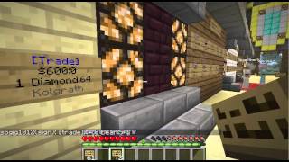 How to Buy AND Sell with Trade Signs on Towncraft Minecraft Server [upl. by Lemhar]