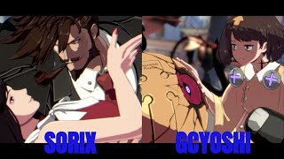 Guilty Gear Strive Sorix Slayer VS GCYoshi Bedman High Level Gameplay [upl. by Jareb]