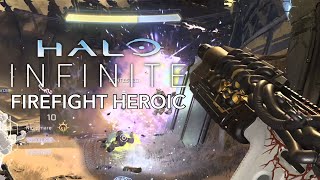 HALO INFINITE FIREFIGHT HEROIC KING OF THE HILL 4K HDR [upl. by Innaig614]