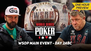 WSOP Main Event Day 2ABC with Daniel Negreanu amp Chris Moneymaker PREVIEW [upl. by Lahsiv108]