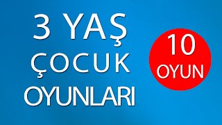 3 Yaş Eğitici Çocuk Oyunları  Okul Öncesi Anaokulu Etkinlikleri 10 Adet Örnek [upl. by Keryt576]