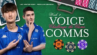 ILLEGAL BLITZCRANK HOOKS  LEC Voice Comms Winter Split 2024  Week 2 [upl. by Stearne]