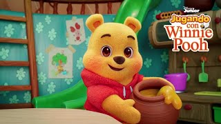 Canción de Jugando con Winnie Pooh  Canción para niños winniepoohlatinoamerica disneyjrla [upl. by Virgil]