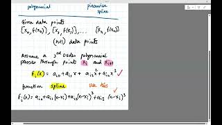 Numerics Lec07e Splines Fall 2024 [upl. by Siroval]