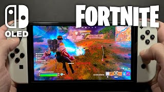 Fortnite on Nintendo Switch OLED 390 [upl. by Dennett129]