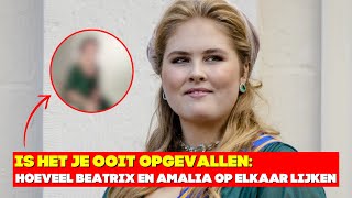 Is Het Je Ooit Opgevallen Hoeveel Prinses Beatrix En Prinses Amalia Op Elkaar Lijken [upl. by Phelips848]