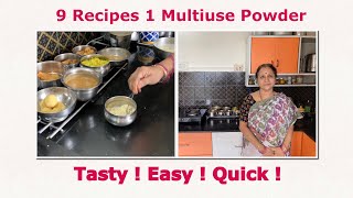 9 Recipes Using 1 Multiuse Powder  Tasty Easy  Quick [upl. by Gaul296]