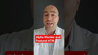 Alpha Blocker and postural hypotension [upl. by Knipe]