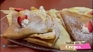 Le Crepes alla Nutella sono amate da grandi e piccini e sono perfette come merenda [upl. by Oiramat]