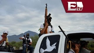 Autodefensas desquician Michoacán ahora ingresan a Nueva Italia  Andrea Newman [upl. by Atteyek]