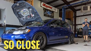 I almost made 500whp  Mabotech Tuned  EQT Turbo  MK7 Golf R [upl. by Ssilb888]