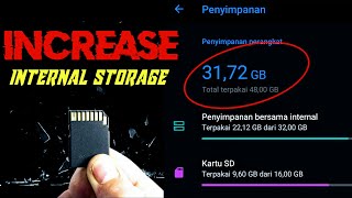 CARA MUDAH MENAMBAH MEMORI INTERNAL DI ANDROID ROOTNON ROOT [upl. by Virgy492]