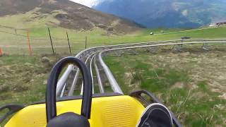 Mountain Luge  Hautacam  POV Onride  HD 1080p  no brakes [upl. by Jordain294]