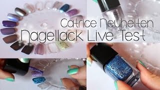 Die Catrice Neuheiten 2014  Nagellacke ♥  Live Swatches Mit Gequassel [upl. by Milton]